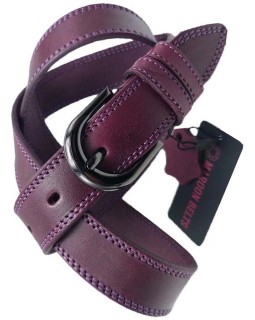 Женский ремень 3 см № 1 MAROON BELTS-foto18