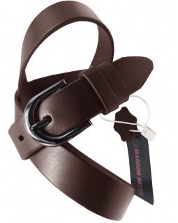 Женский ремень 3 см № 1 MAROON BELTS-foto7