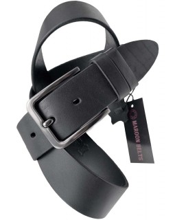 Ремень 4 см "Хром" Maroon Belts-foto7