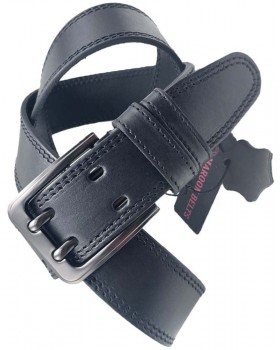 Ремень 4 см две иглы "Люкс" MAROON BELTS-foto2