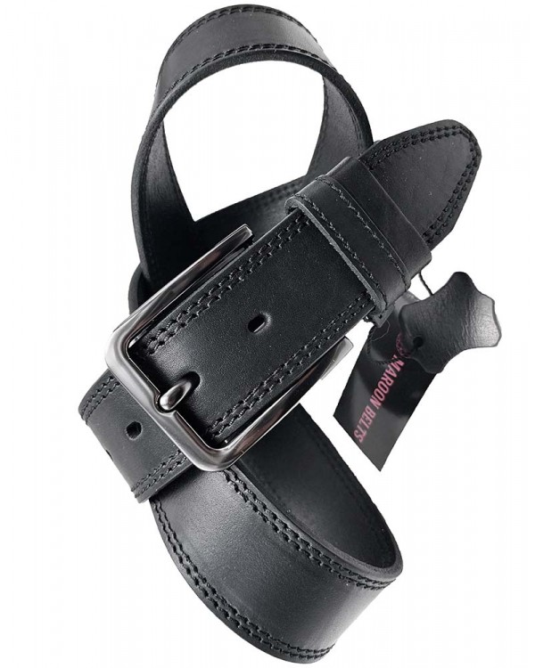 Ремень 4 см "Хром" Maroon Belts