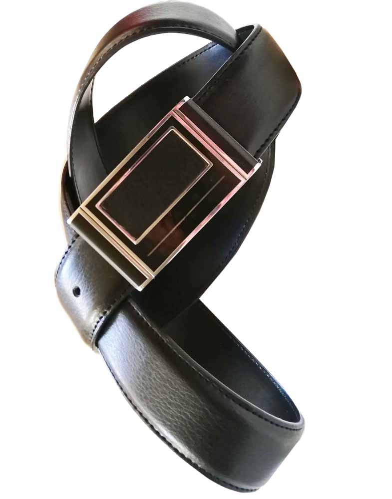 Ремень 3.7 см с закрытой пряжкой Maroon Belts