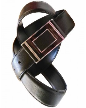 Ремень 3.7 см с закрытой пряжкой Maroon Belts-foto2