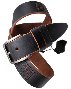 Ремень с тиснением 4 см LEGEND-foto10