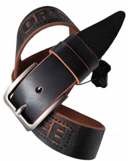 Ремень с тиснением 4 см LEGEND-foto9