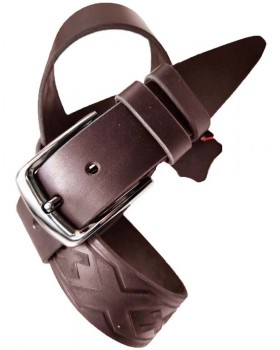 Ремень с тиснением 4 см LEGEND-foto4