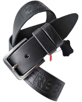 Ремень с тиснением 4 см LEGEND-foto7