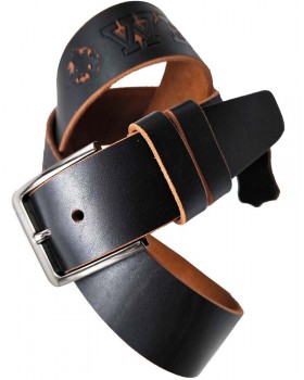 Ремень с тиснением 4.5 см LEGEND-foto8