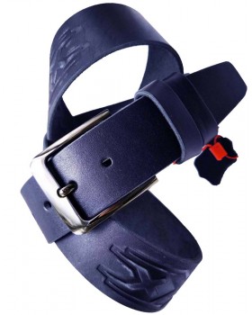 Ремень с тиснением 4.5 см LEGEND-foto6