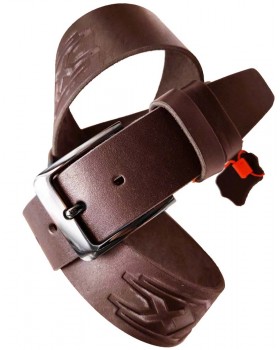 Ремень с тиснением 4.5 см LEGEND-foto15