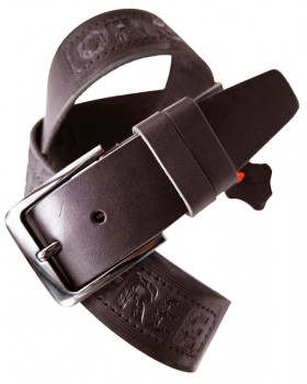 Ремень с тиснением 4.5 см LEGEND-foto12